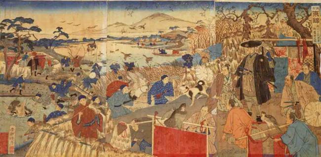 å¾³å·å三代将è»å¾¡é·¹é‡Žä¹‹å›³ (Tokugawa Jyuusandai Shogun Otakano no Zu)