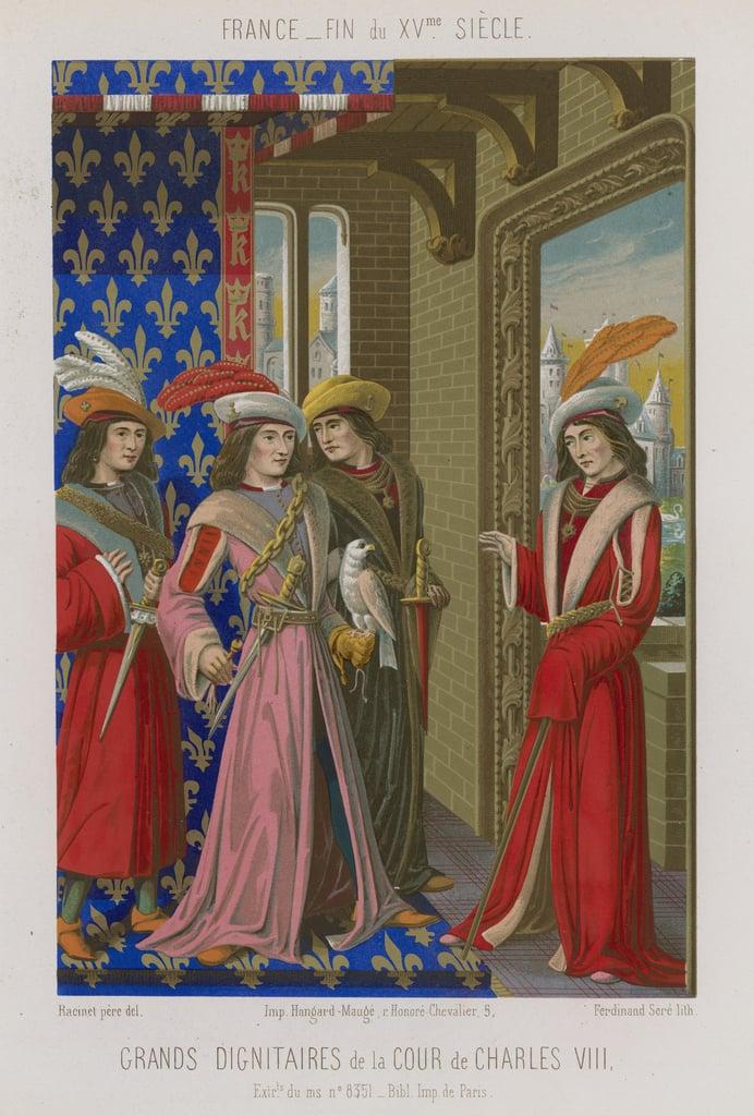 Dignitaries of the court of Charles VIII 