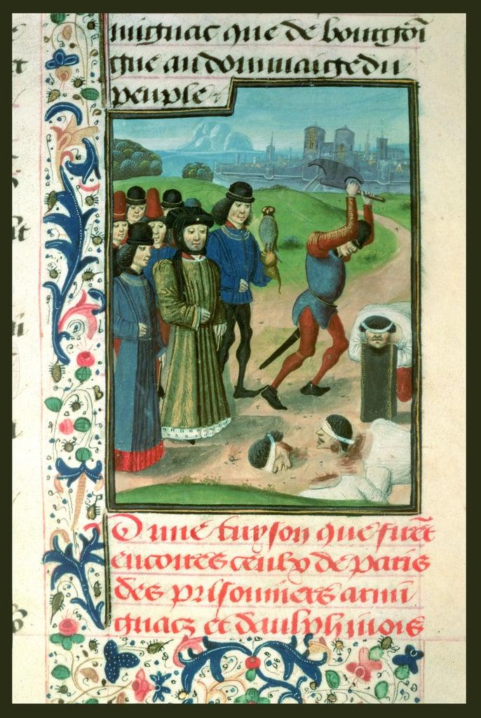 Fr 2680 f.268 Execution of the Prisoners, 1418  by French school