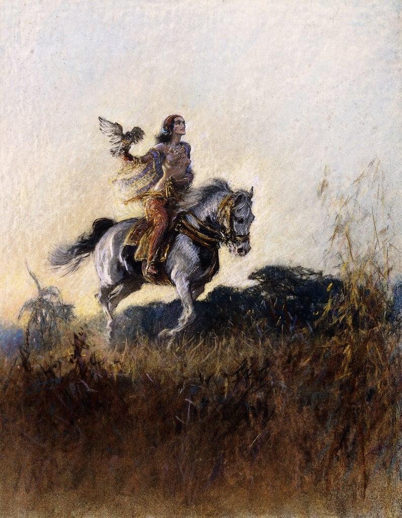  Almost a Fairytale: Princess Chand of Bijapur, 1932 by Gilbert Holiday (1879-1937)